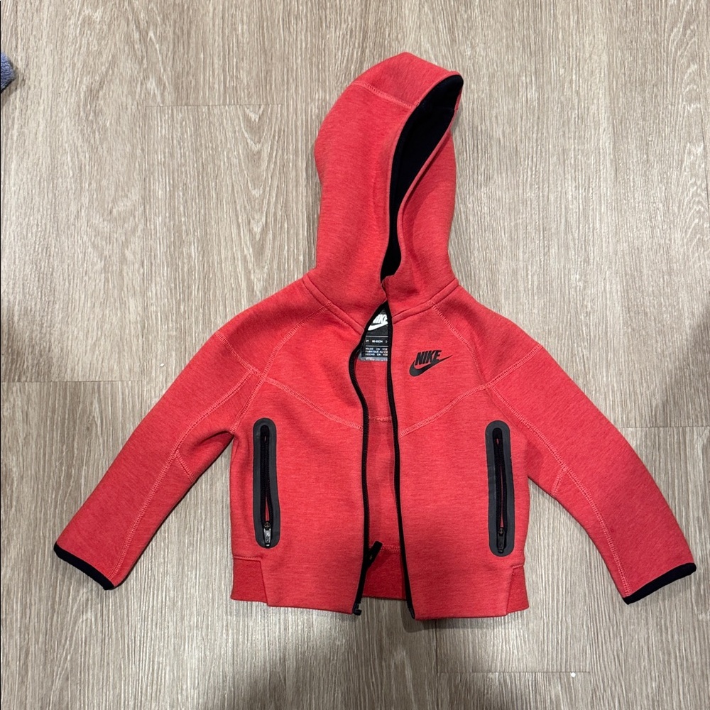 Nike Crimson Full-Zip Hoodie
